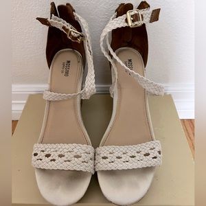 Beautiful boho summer wedge sandals